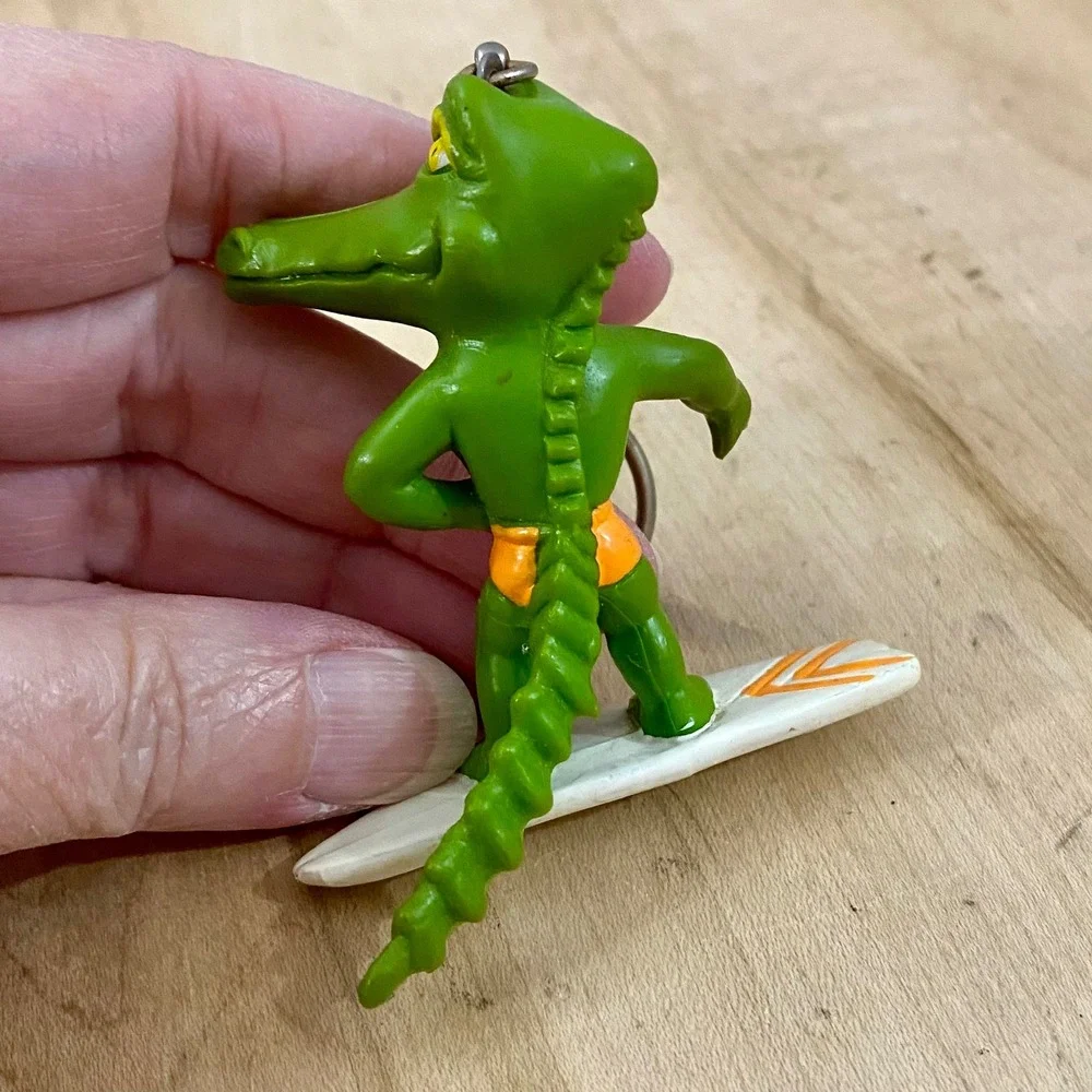 Vintage 1982 Florida Gators Surfer Roberta Hyman PVC Keychain Figure NCAA